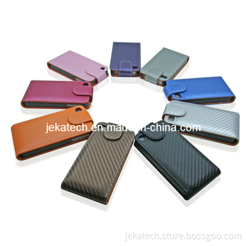 Matting Veins Leather Case for iPhone 4/4s
